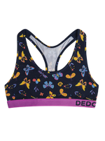 Bralette alegre para mujer Mariposas