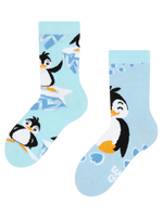 Calcetines infantiles alegres Pingüino feliz