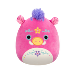 Squishmallows Horacio el Jabalí Rosa Day of the Dead, 20 cm