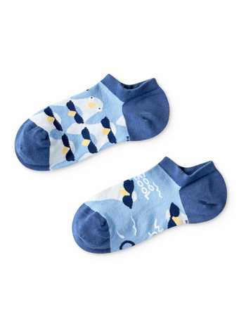 Calcetines sneakers alegres Palomas divertidas