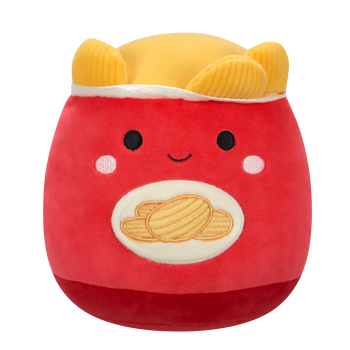 Squishmallows Ansel la Bolsa Roja de Patatas Fritas, 20 cm