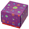 Caja regalo cuadrada Fiesta