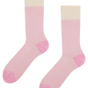 Calcetines de jacquard rosa pastel