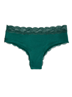 Bragas con encaje para mujer Verde esmeralda oscuro