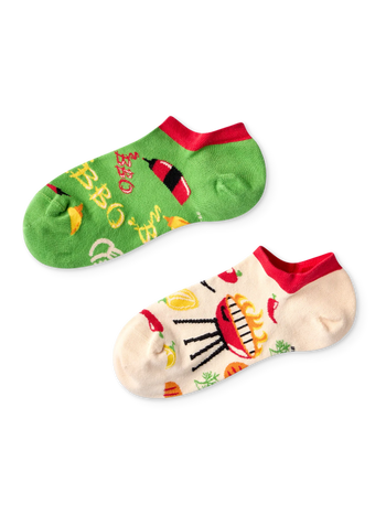 Calcetines sneakers alegres Temporada de barbacoas