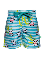 Bermudas alegres para chico Panda de vacaciones