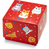 Caja regalo cuadrada Hámsteres bailarines