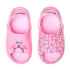 Zuecos chunky infantiles alegres Flamencos y corazones