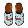 Pantuflas alegres Perro salchicha largo