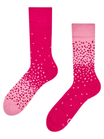 Calcetines de invierno Rosa claro y oscuro