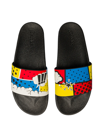 Chanclas alegres Cómicos de colores