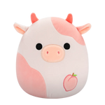 Squishmallows Lilaz la Vaca Melocotón, 20 cm