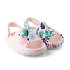 Zuecos infantiles alegres chunky Hojas y mariposas