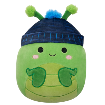 Squishmallows Trenton la Mantis Religiosa Verde con Gorro, 20 cm