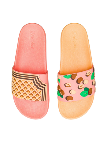 Chanclas alegres Galleta de avellana