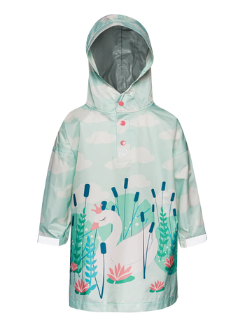 Impermeable infantil alegre Cisne flotante