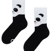 Calcetines infantiles alegres de inverno Panda feliz