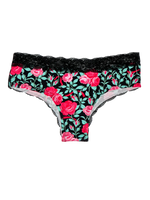 Bragas con encaje para mujer Jardín de rosas