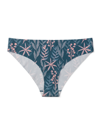 Bragas alegres sin costuras para mujer Prado de noche con hierba