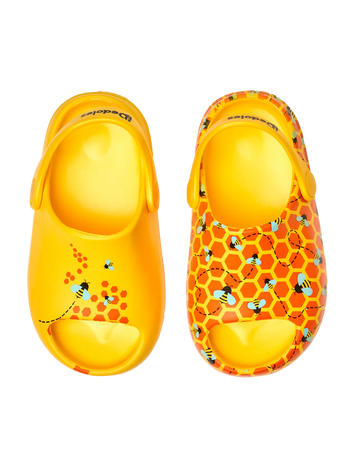 Zuecos chunky infantiles alegres Abejitas
