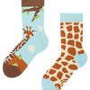 Calcetines infantiles alegres Linda jirafa