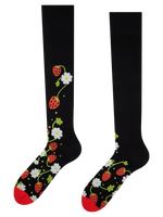 Calcetines hasta la rodilla alegres Fresas silvestres