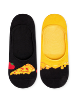 Calcetines invisibles alegres Pizza de queso
