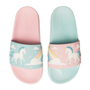 Chanclas infantiles alegres Unicornio y arco iris