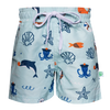 Bermudas alegres para chico Amigos del mar