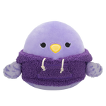 Squishmallows Anoushka el Periquito con Capucha Lanuda, 20 cm
