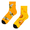 Calcetines de deporte alegres Abejas ocupadas