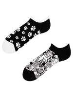 Calcetines sneakers alegres Patas de gato