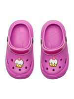 Zuecos infantiles morado