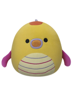 Squishmallows Leif, el Dragón Marino Amarillo con Vientre Rayado, 20 cm