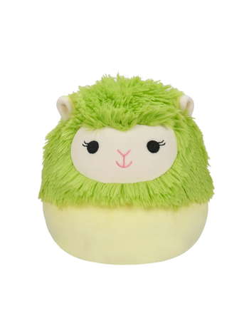 Squishmallows Cavaleri, la Alpaca Verde Lima, 20 cm