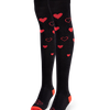 Calcetines alegres por encima de la rodilla Corazones de amor