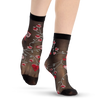 Calcetines de nailon alegres Amor folclórico