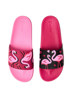 Chanclas alegres Flamencos y corazones