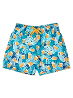 Bermudas alegres para hombre Cerveza tropical