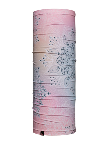 Tubular alegre de cuello Mandala pastel