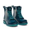 Botas de agua infantiles alegres Azul esmeralda