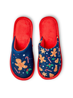Pantuflas alegres Galletas de jengibre y dulces