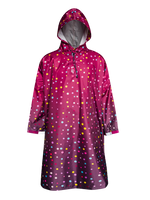 Impermeable Lunares burdeos