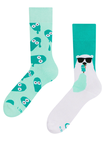 Calcetines de invierno alegres Oso y polos