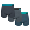 Bóxeres para hombre, paquete de 3 ud. Elegancia en gris