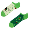 Calcetines sneakers alegres Trébol de cuatro hojas