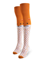 Calcetines alegres por encima de la rodilla Zorro peludo