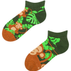 Calcetines infantiles tobilleros alegres Mono pequeño