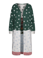 Cárdigan alegre para mujer Hola, pingüino