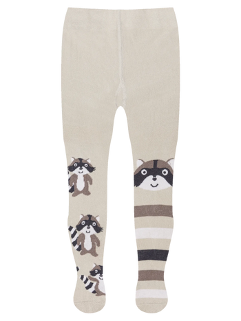 Medias infantiles alegres Mapache feliz